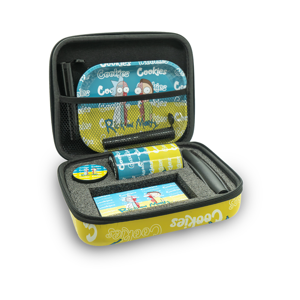 Combi Smoking Accessory Set – All-in-One Portable Kit with Tray, Grinder, and Storage