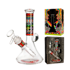9" Beaker Bong with Psychedelic Print and Gift Box
